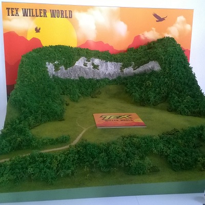 modello plastico Tex Willer World