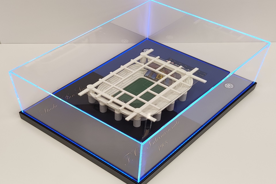 modello plastico realistico stadio san siro